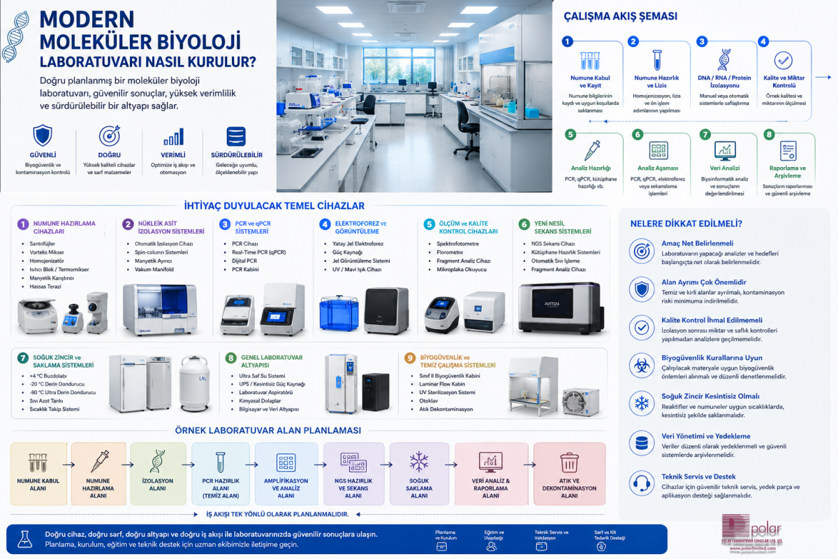 Modern Moleküler Biyoloji Laboratuvarı Nasıl Kurulur?